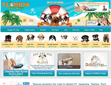 Tablet Screenshot of floridapups.com